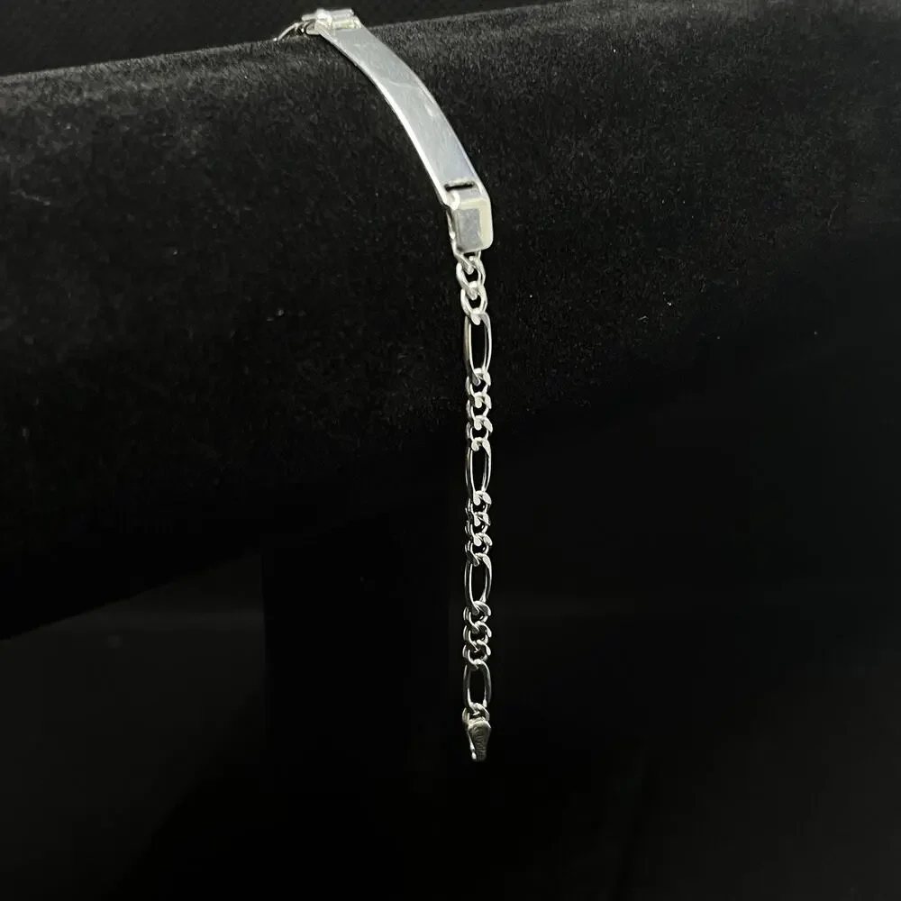 Esclava Para Niño De Plata 925 Con Diseño Fígaro